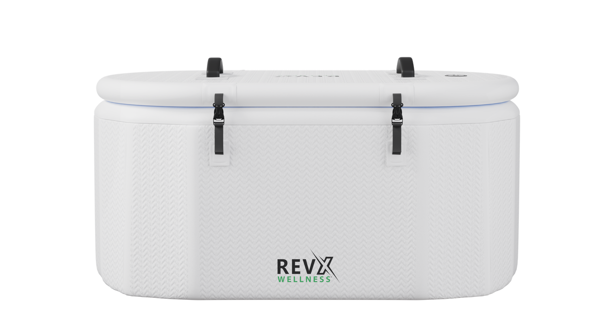 RevX Inflatable Tub Classic Cold Plunge – Portable Drop-Stitch Ice Bath