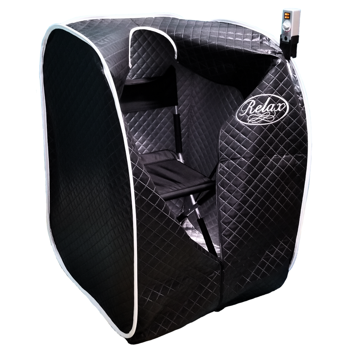 Relax Black Pro Portable Far Infrared Sauna – 1400W, 7–14 Micron