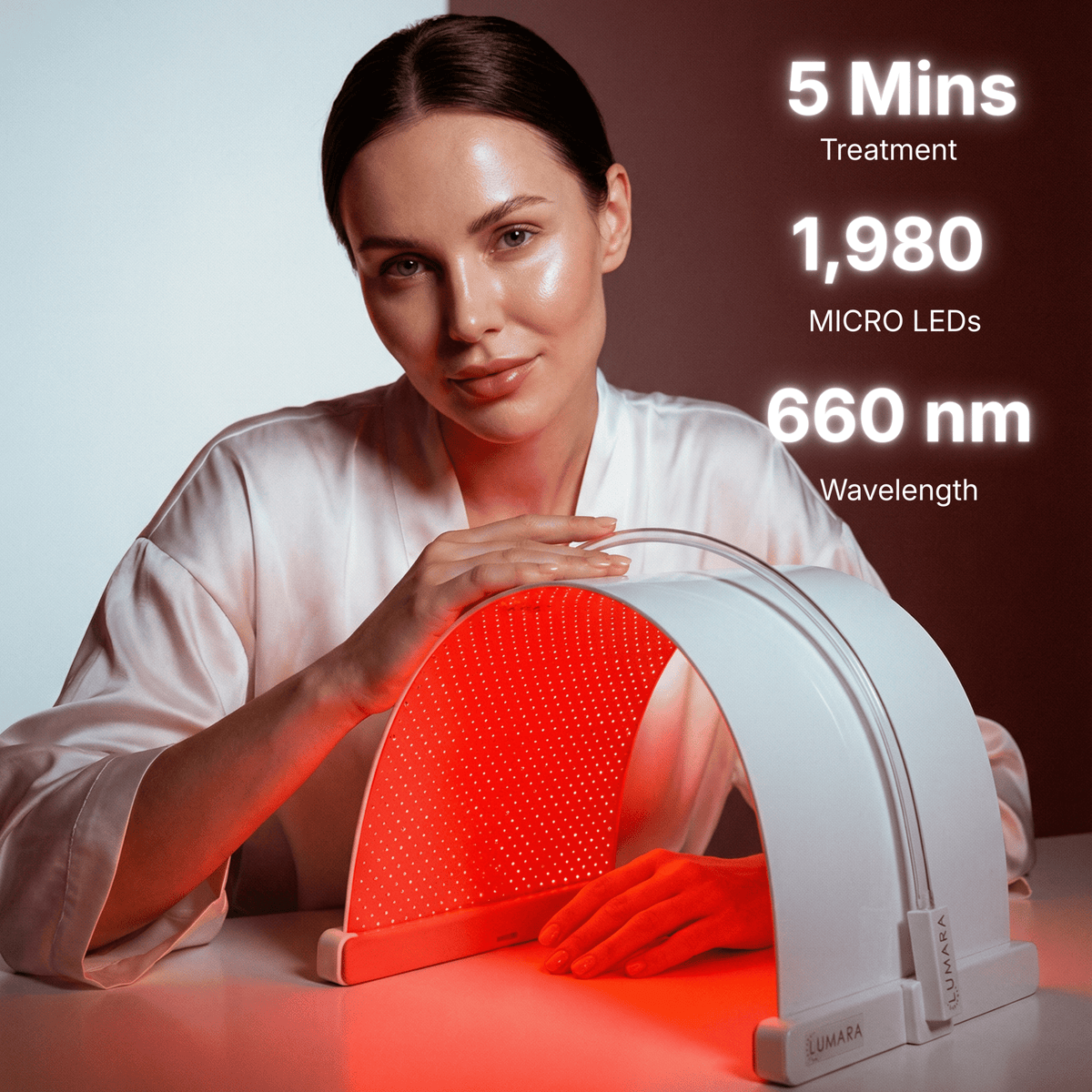 Lumara Illuminate Red V2 660nm Red Light Therapy Panel – 1,980 LEDs
