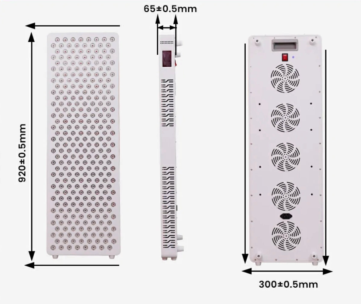MedEq VitalGlow Elevate 9-Wavelength Red & Near-Infrared Light Therapy Panel – 288 LEDs