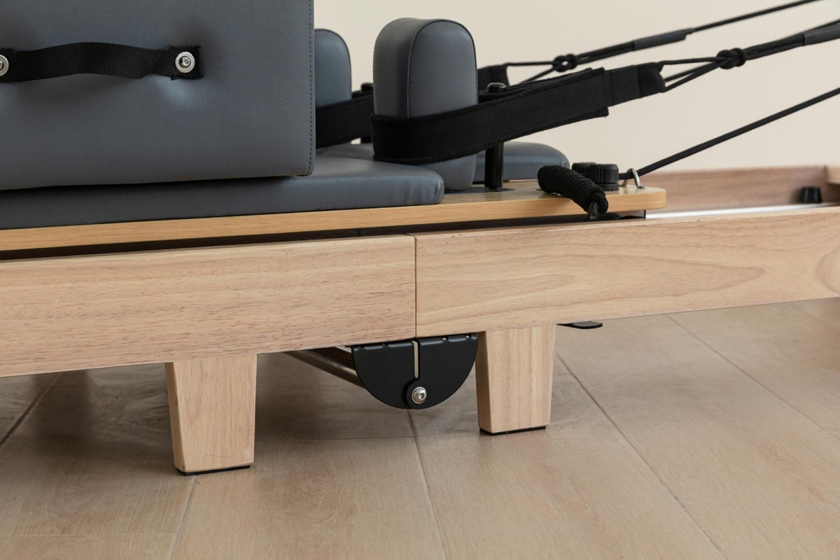 MedEq DCF-01 Folding Solid Oak Pilates Reformer – Professional Studio Reformer