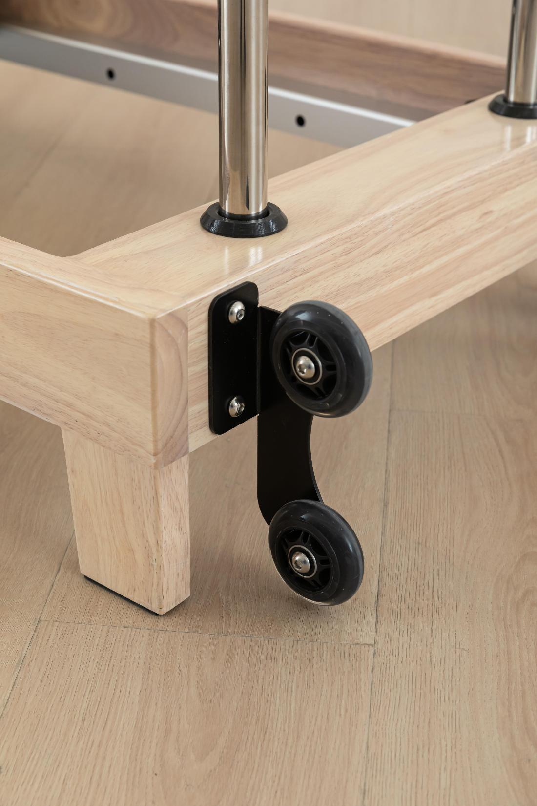 MedEq DCF-01 Folding Solid Oak Pilates Reformer – Professional Studio Reformer