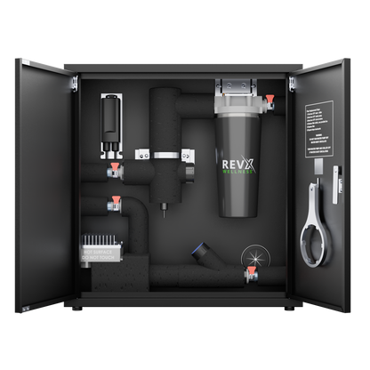 RevX X-FLOW Cold Plunge Filtration System – 200W Pump, 18W UV-C