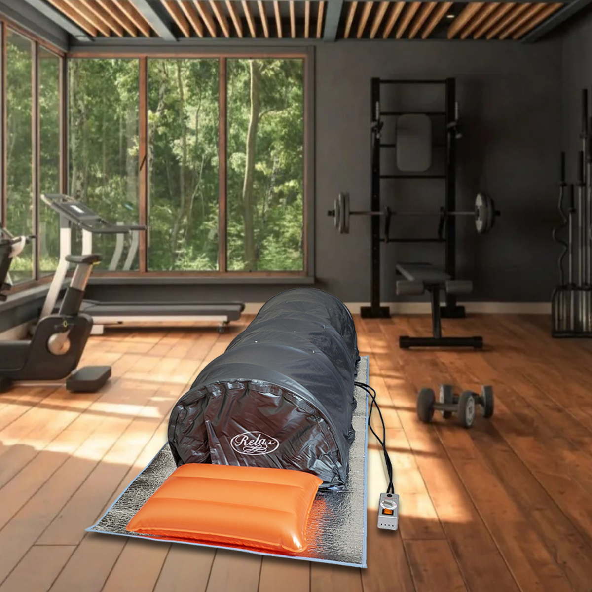 Relax Flex Lie Down Portable Far Infrared Sauna – 1400W, 7–14 Micron