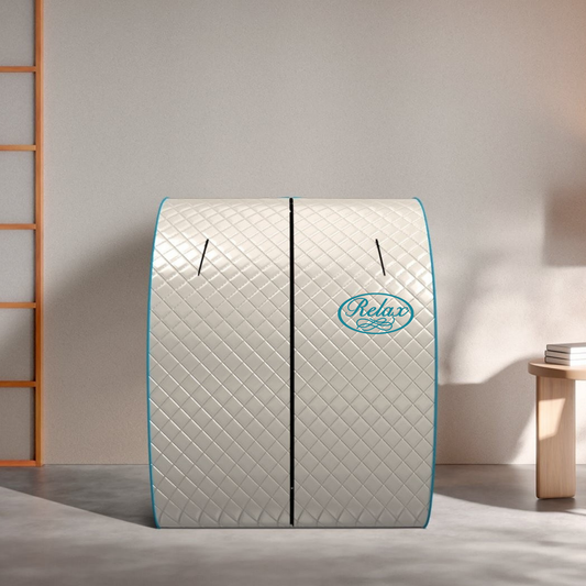 Relax Silver Elite Portable Far Infrared Sauna – 1400W, 7–14 Micron