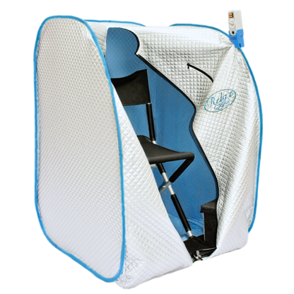 Relax Silver Elite Portable Far Infrared Sauna – 1400W, 7–14 Micron
