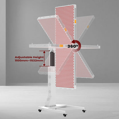 MedEq VitalGlow Apex Full-Body Red Light Therapy Panel – 720 LED, 8-Wavelength