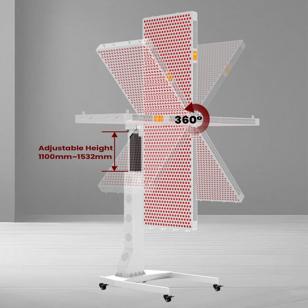 MedEq VitalGlow Elevate 9-Wavelength Red & Near-Infrared Light Therapy Panel – 288 LEDs