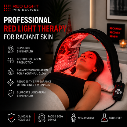 Red Light Pro Devices VersaDome Pro 2-in-1 Red & Near-Infrared Light Therapy Device – 1,998 LEDs