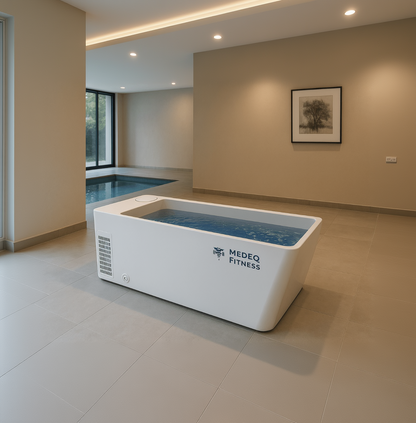 MedEq Acrylic Cold & Hot Plunge with 1 HP Chiller/Heater – 1–2 Person