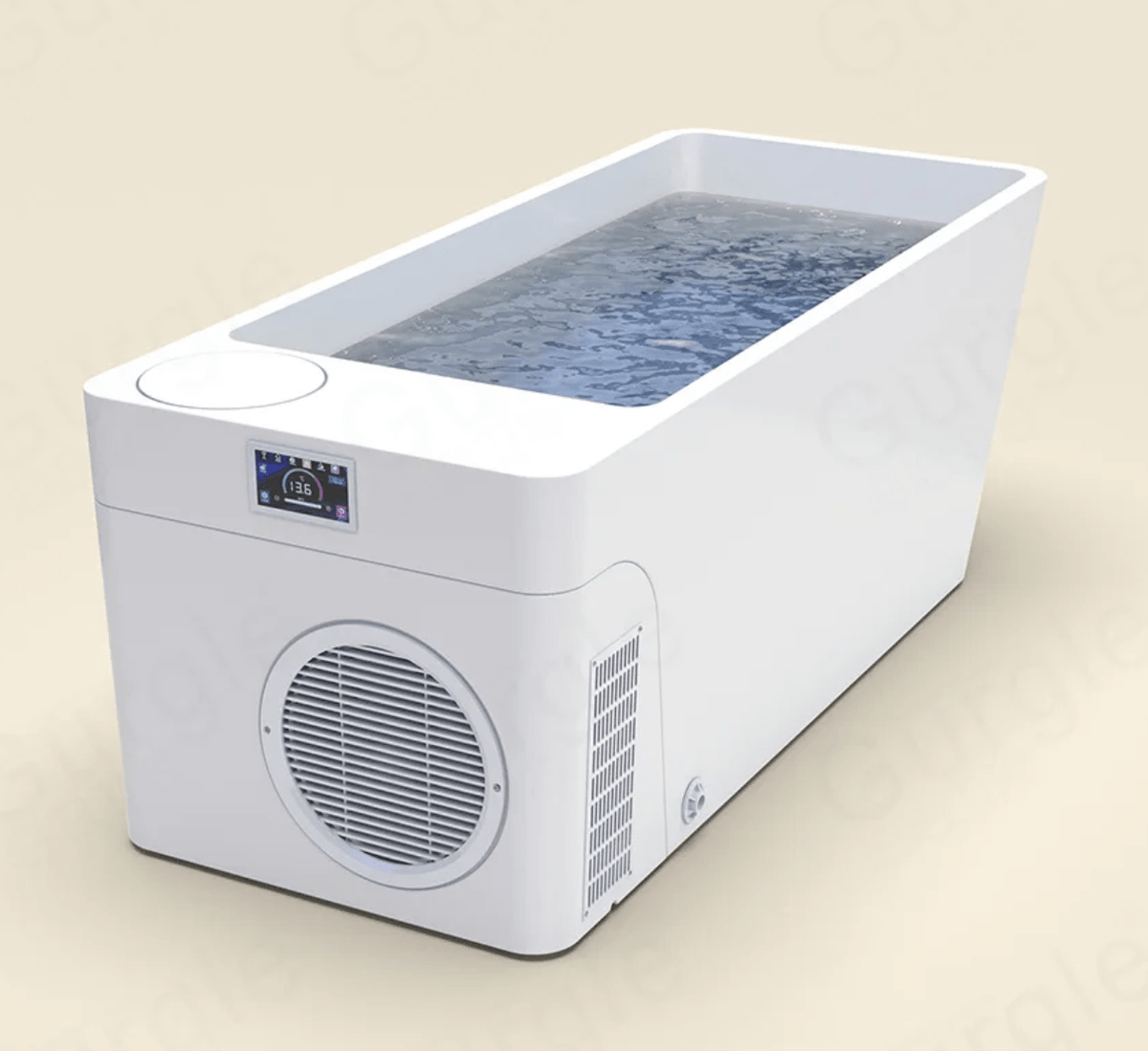 MedEq Acrylic Cold & Hot Plunge with 1 HP Chiller/Heater – 1–2 Person