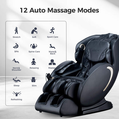 Bosscare 3D Zero-Gravity Massage Chair with Voice & App Control