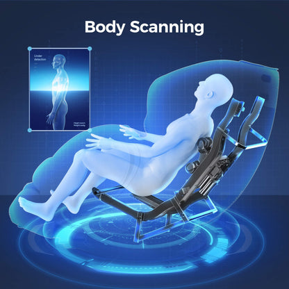 Bosscare 3D Zero-Gravity Massage Chair with Voice & App Control