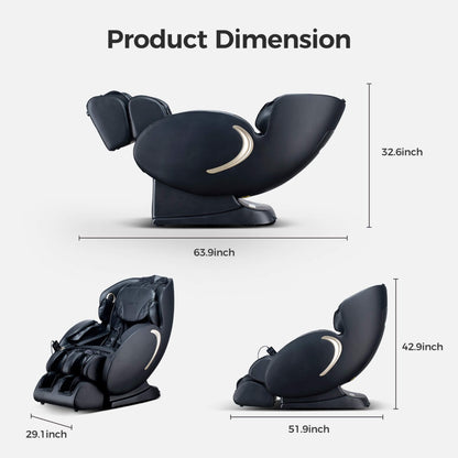 Bosscare 3D Zero-Gravity Massage Chair with Voice & App Control