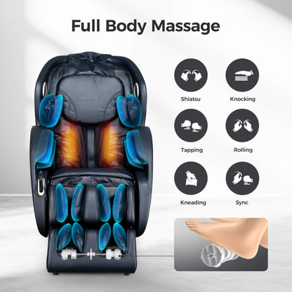 Bosscare 3D Zero-Gravity Massage Chair with Voice & App Control