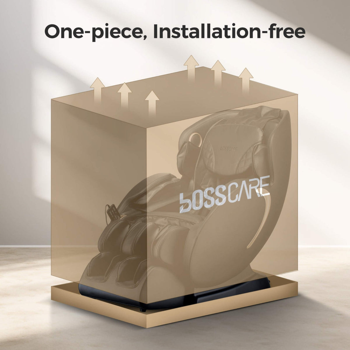 Bosscare 3D Zero-Gravity Massage Chair with Voice & App Control