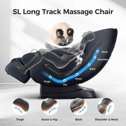 Bosscare 3D Zero-Gravity Massage Chair with Voice & App Control