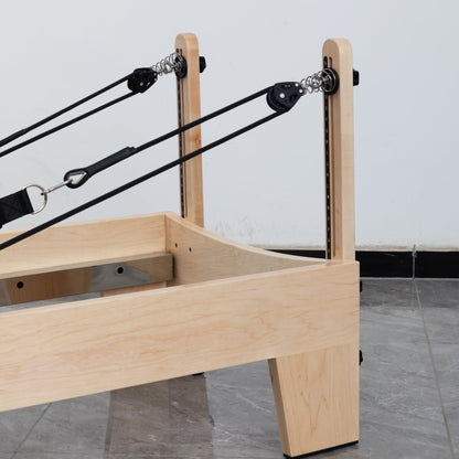 MedEq Classic Professional Solid Wood Pilates Reformer – Studio-Grade