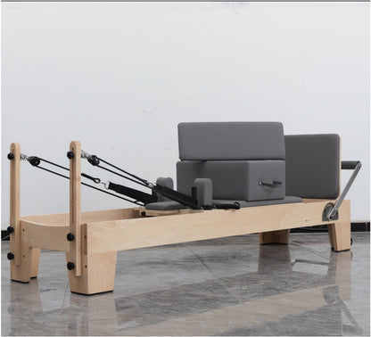 MedEq Classic Professional Solid Wood Pilates Reformer – Studio-Grade