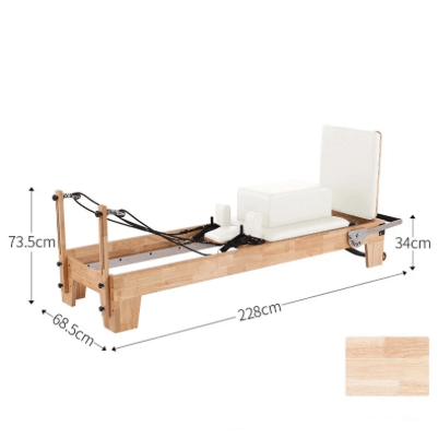 MedEq Classic Professional Solid Wood Pilates Reformer – Studio-Grade