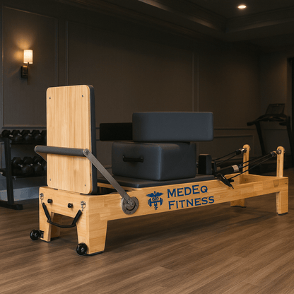 MedEq Classic Professional Solid Wood Pilates Reformer – Studio-Grade