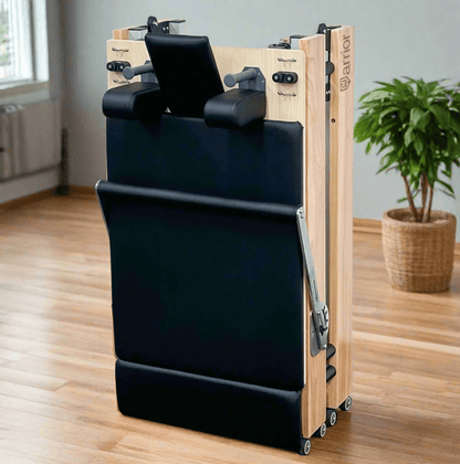 MedEq DCF-01 Folding Solid Oak Pilates Reformer – Professional Studio Reformer