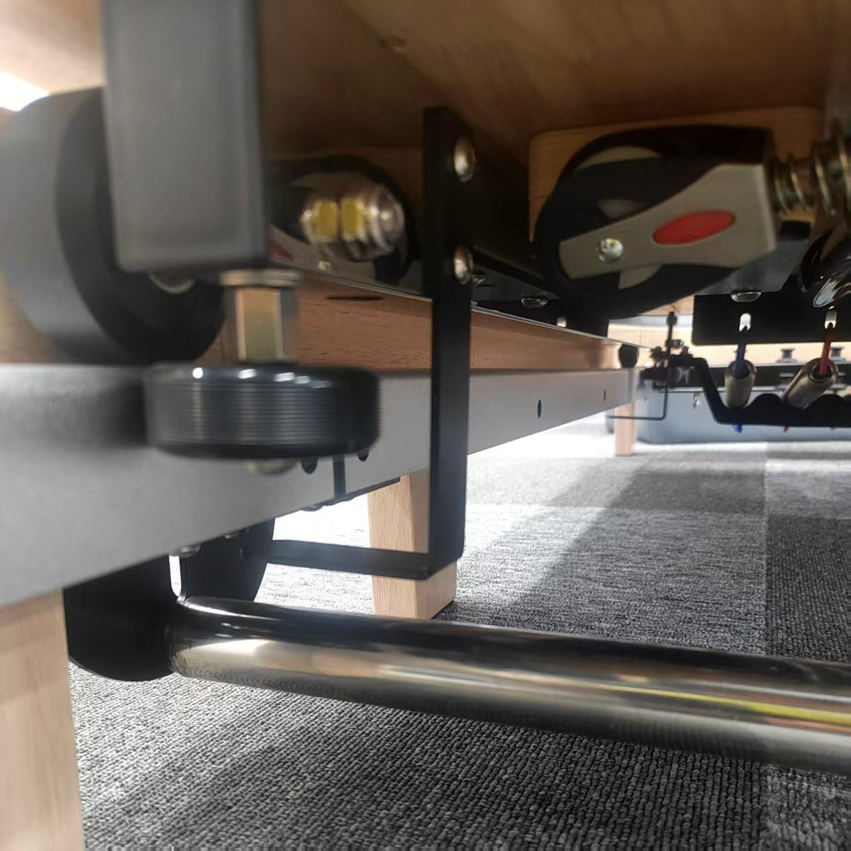 MedEq DCF-01 Folding Solid Oak Pilates Reformer – Professional Studio Reformer