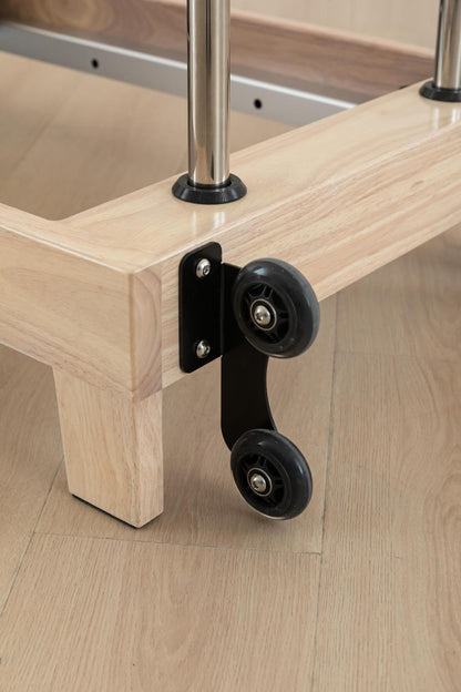 MedEq DCF-01 Folding Solid Oak Pilates Reformer – Professional Studio Reformer