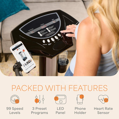 Premium Whole-Body Vibration Plate with Handles & 99 Speed Levels