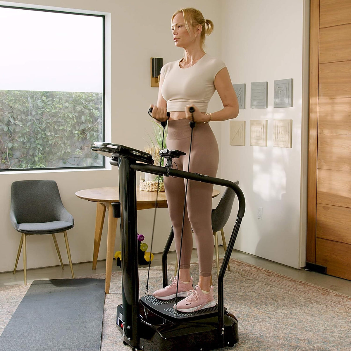 Premium Whole-Body Vibration Plate with Handles & 99 Speed Levels