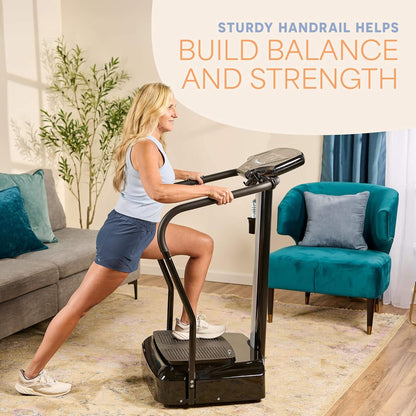 Premium Whole-Body Vibration Plate with Handles & 99 Speed Levels