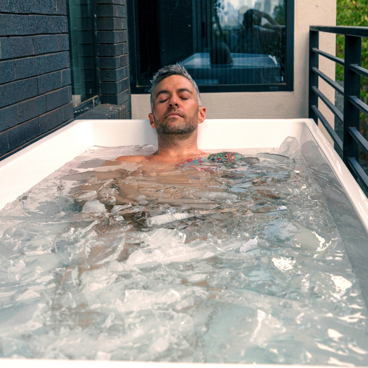 Revive Acrylic Cold Plunge lifestyle view