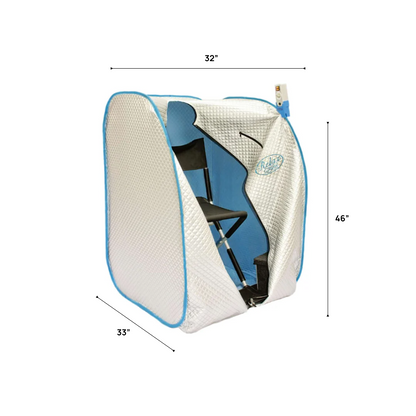 Relax Silver Elite Portable Far Infrared Sauna – 1400W, 7–14 Micron
