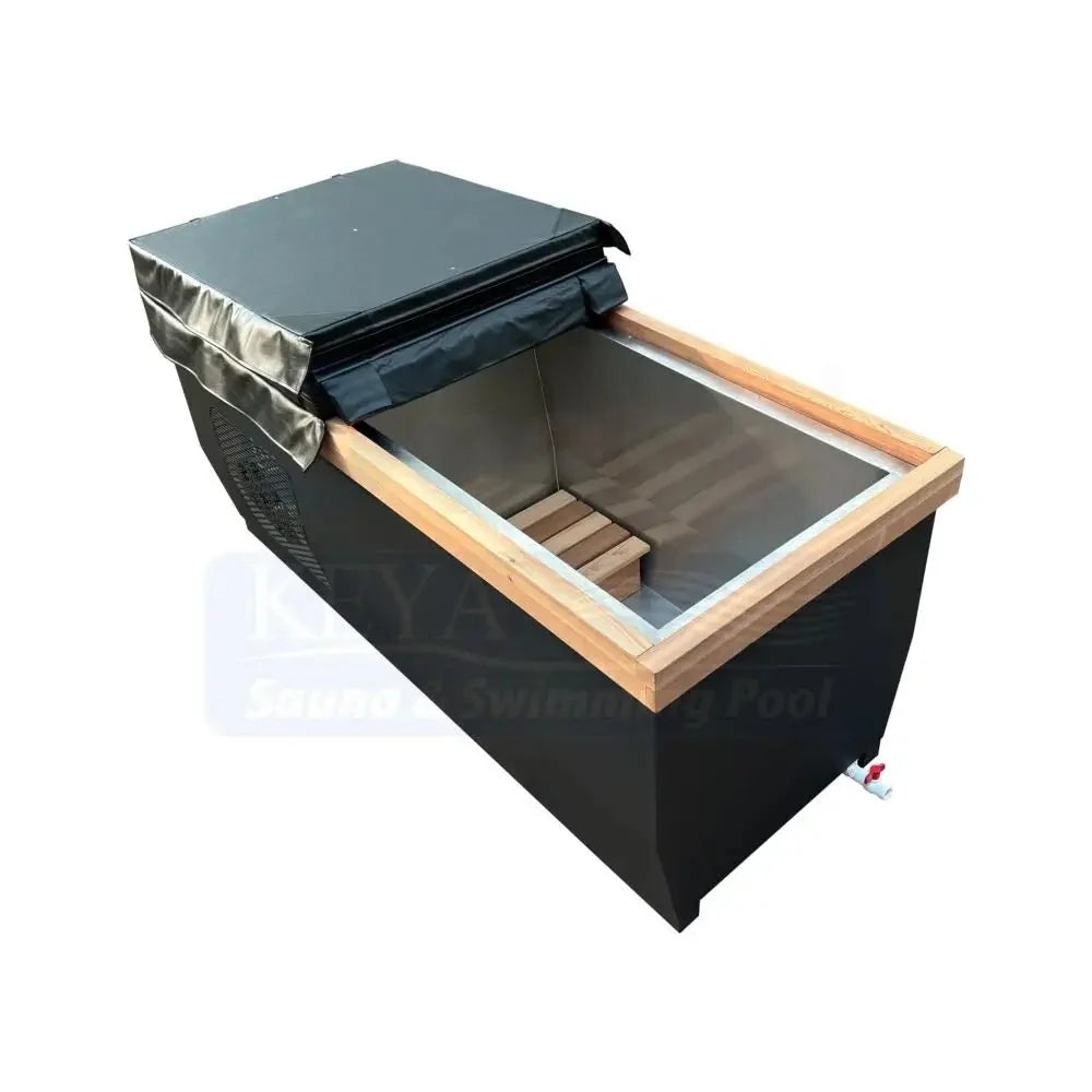 MedEq Stainless Steel Cold Plunge with Integrated Chiller – 1–2 Person