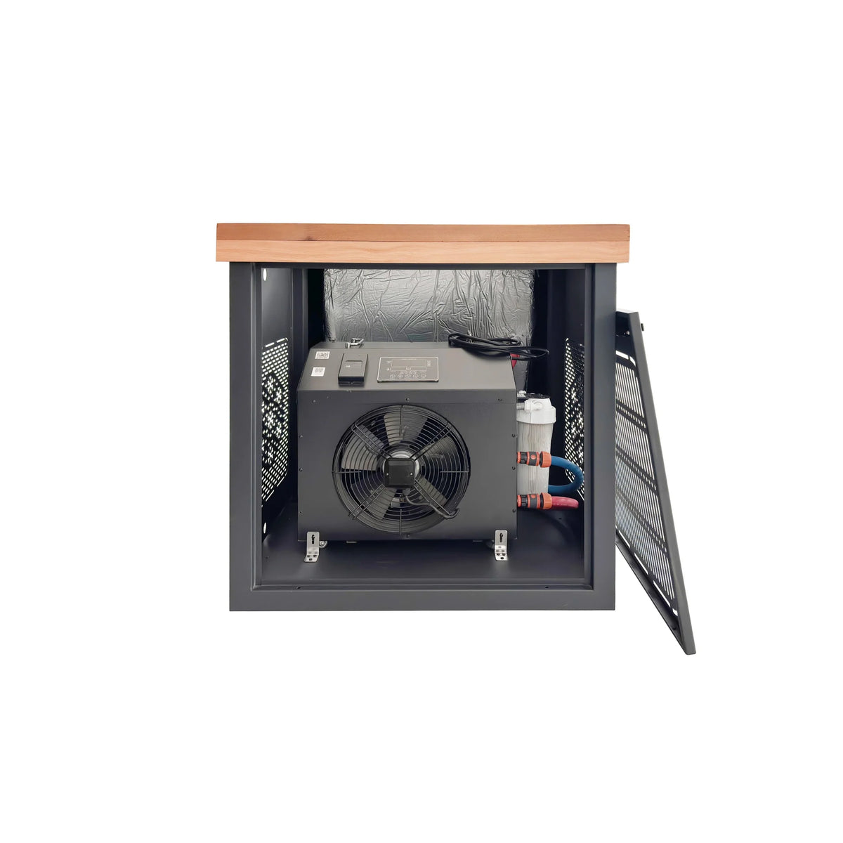 MedEq Stainless Steel Cold Plunge with Integrated Chiller – 1–2 Person