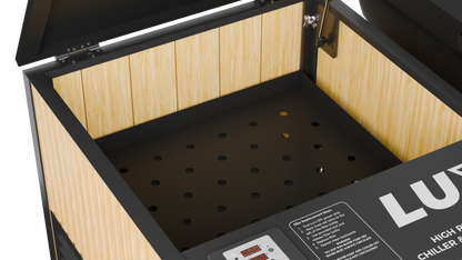 RevX Acrylic X Tub Cold Plunge with LUX 1.5 HP Chiller & Filtration